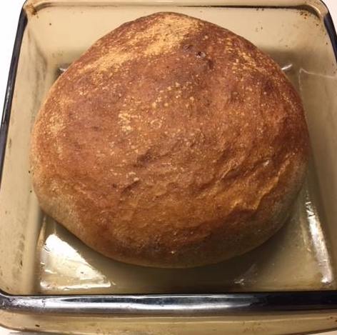 bread in square pan